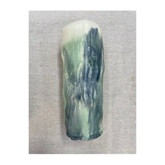 Natural Base Deep Blue Pot